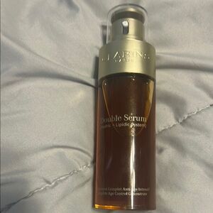 Clarins Double Serum - Amber and Gold Pump Bottle 3.3 fl oz